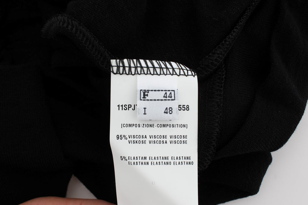 Black Stretch Sleeveless Blouse